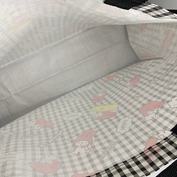 Sanrio My Melody Reusable Large Tote bag and Small  Zip Top  Bag | 2pcs Set - Picture 6 of 6